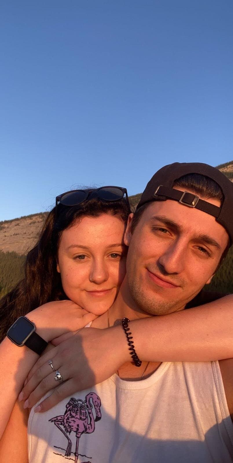 Golden hour on our way to the Rockies